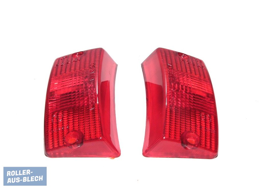 (image for) Indicator lens Front left and right RED Vespa PX - Click Image to Close