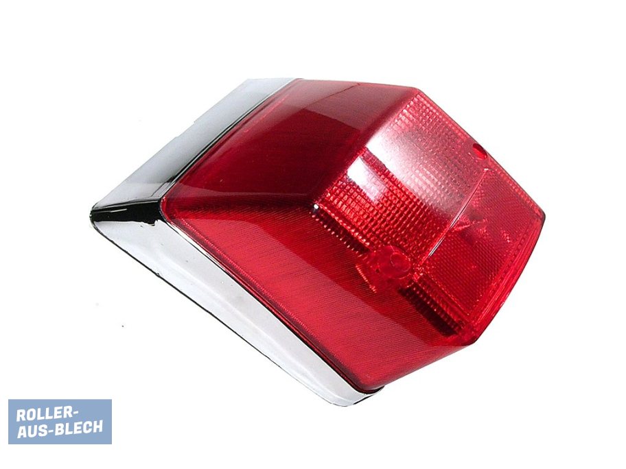 (image for) Rear Light Chromed Vespa PX LML Star 125 -150 4T/S Arcobaleno - Click Image to Close