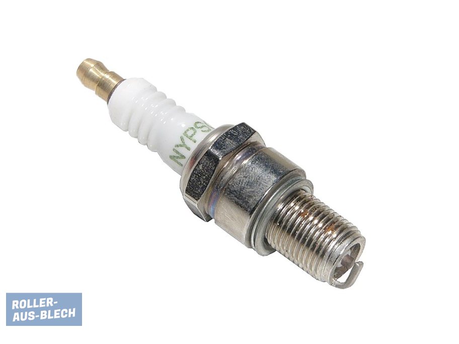 (imagen para) Spark plug Nypso F8C long thread (cmp NGK B8ES) - Pinche Imagen para Cerrar