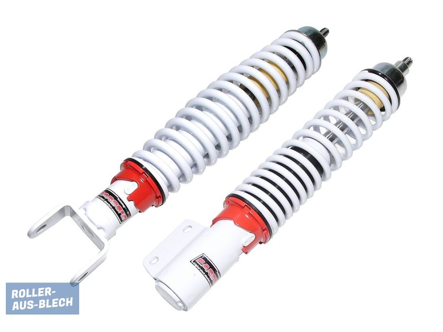 (image for) Shock Absorber front + rear SET Carbone Performance white Vespa PX - Click Image to Close