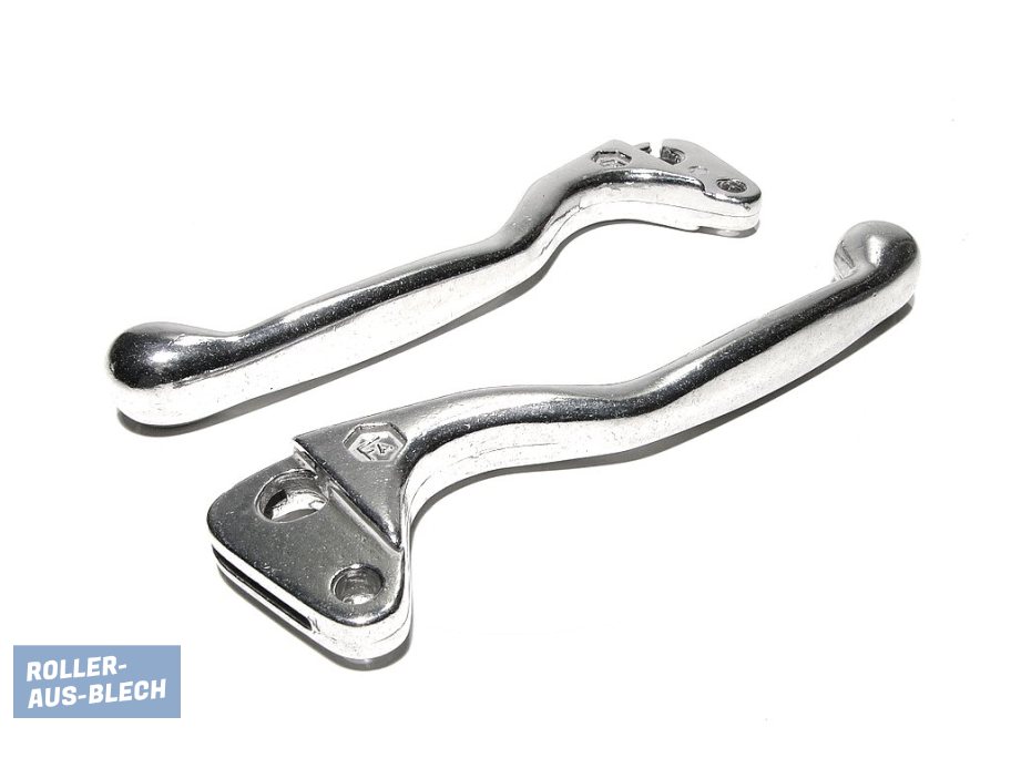 (imagen para) Lever Set Sport Chromed Vespa PX - Pinche Imagen para Cerrar