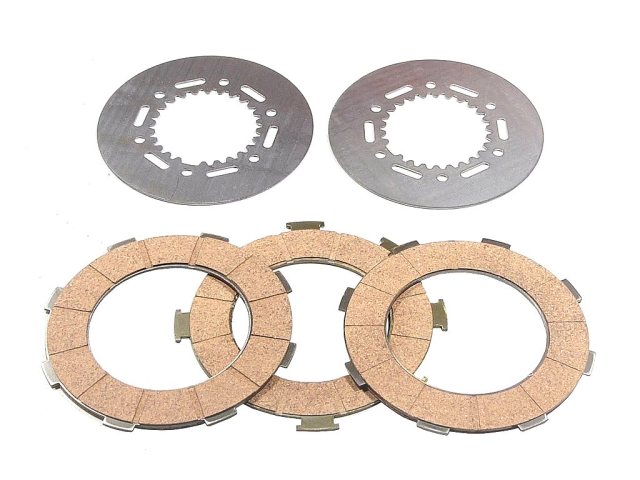 (image for) Clutch linings Ferodo 3-disc SET Vespa PX 200