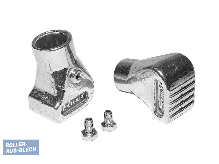 (imagen para) Stand Feet Aluminum Polished Vespa PK, PX, T5, Cosa - Pinche Imagen para Cerrar