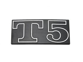 (imagen para) Badge side cowl "T5" alu