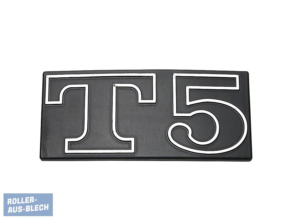 (image for) Badge side cowl "T5" alu - Click Image to Close