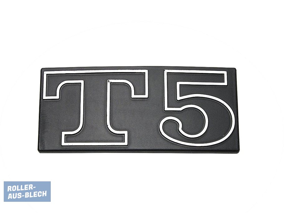 (image for) Badge side cowl "T5" alu - Click Image to Close