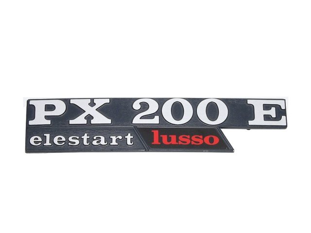 (imagen para) Badge side cowl "PX 200 E lusso elestart"