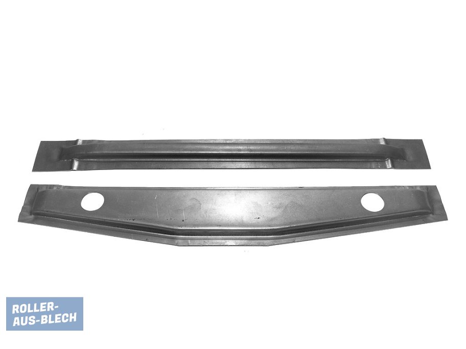 (imagen para) Footboard Cross Brace Repair Sheet SET Vespa PX 80-200 - Pinche Imagen para Cerrar