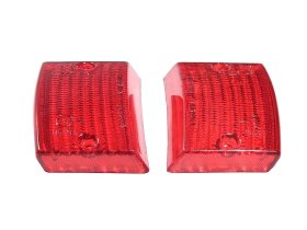 (imagen para) Indicator Lens FRONT left and right RED Vespa PK 50 S