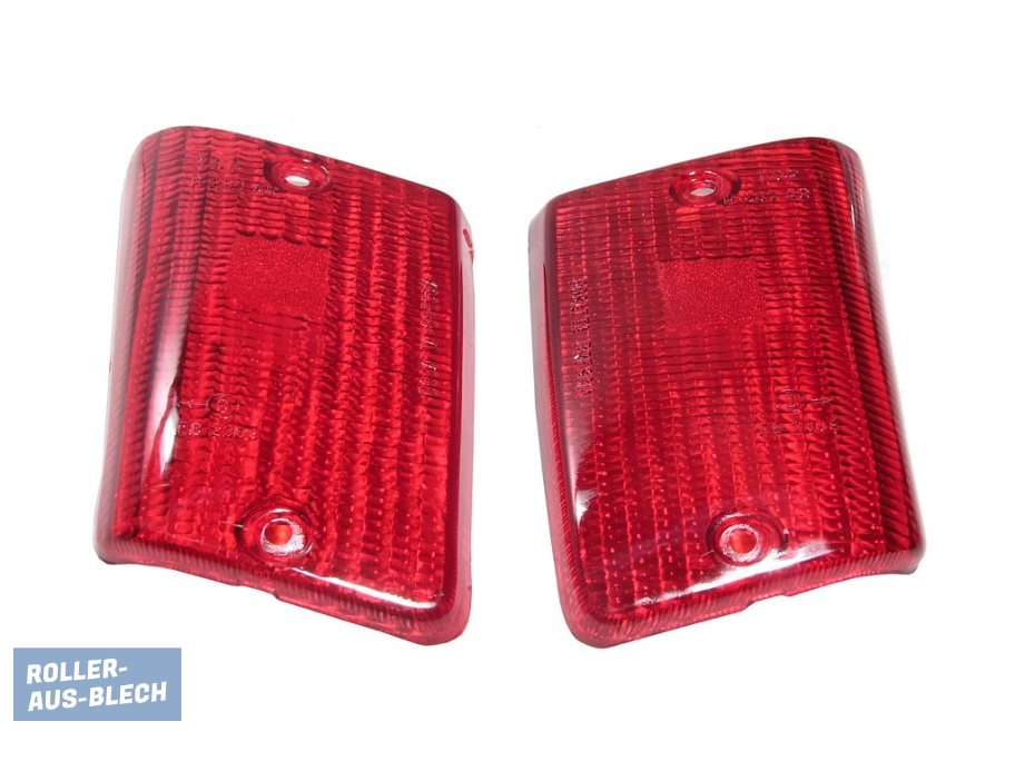 (imagen para) Indicator Lens REAR left and right RED Vespa PK 50 XL, XL2 - Pinche Imagen para Cerrar