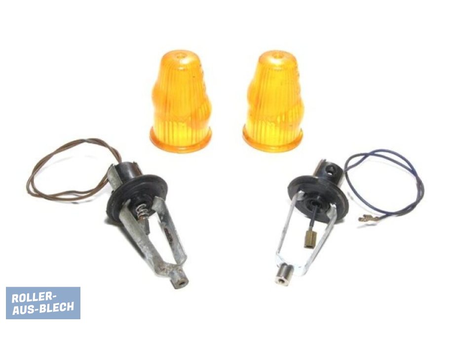 (Bild für) Lenkerendblinker SET hella Vespa V50, PV, Sprint - zum Schließen ins Bild klicken
