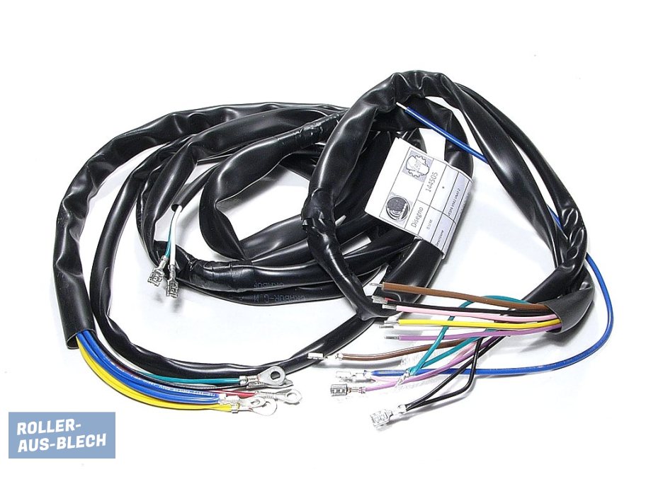 (imagen para) Wiring Loom Vespa PV 125 / SS90 - Pinche Imagen para Cerrar