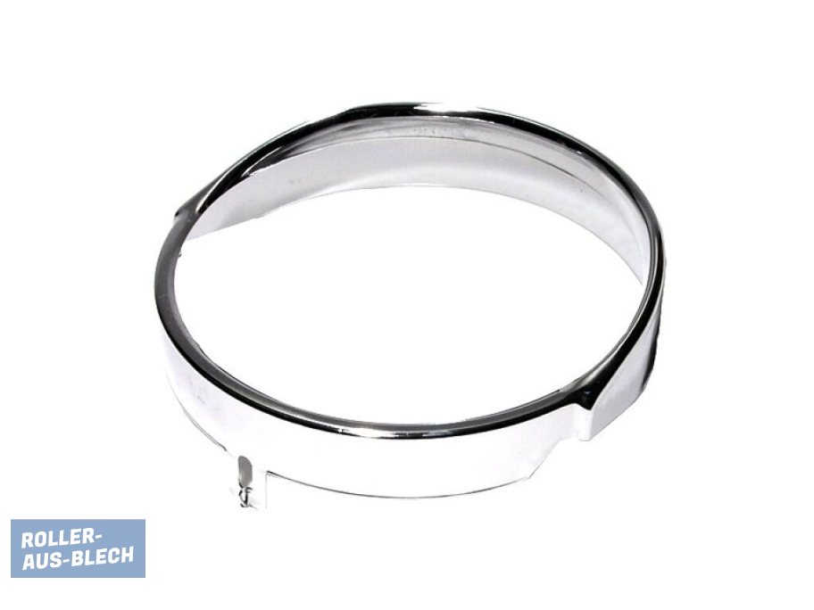 (imagen para) Headlight Rim chromed Vespa PK S, XL1 - Pinche Imagen para Cerrar