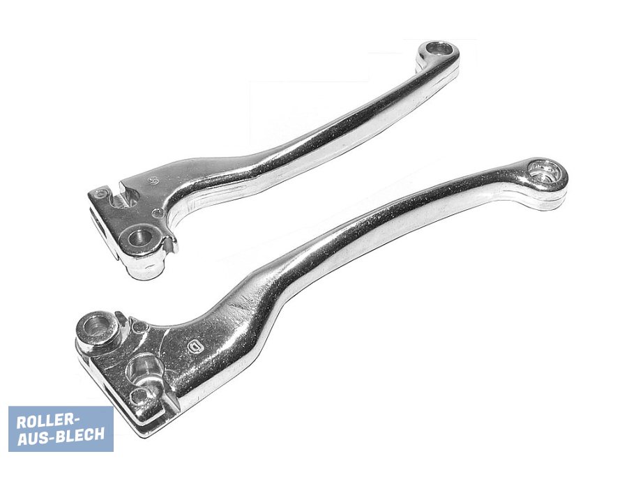 (image for) Lever Set Chromed Vespa PK 50 /125 XL2, Automatic - Click Image to Close