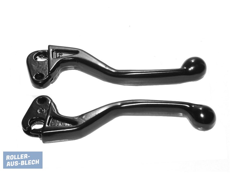 (imagen para) Lever Set Sport Black Vespa V50, PV - Pinche Imagen para Cerrar