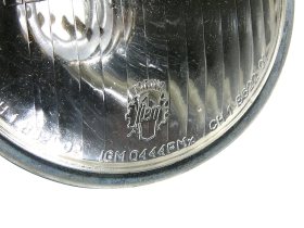 (image for) Headlight round SIEM incl. bulb holder Vespa V50