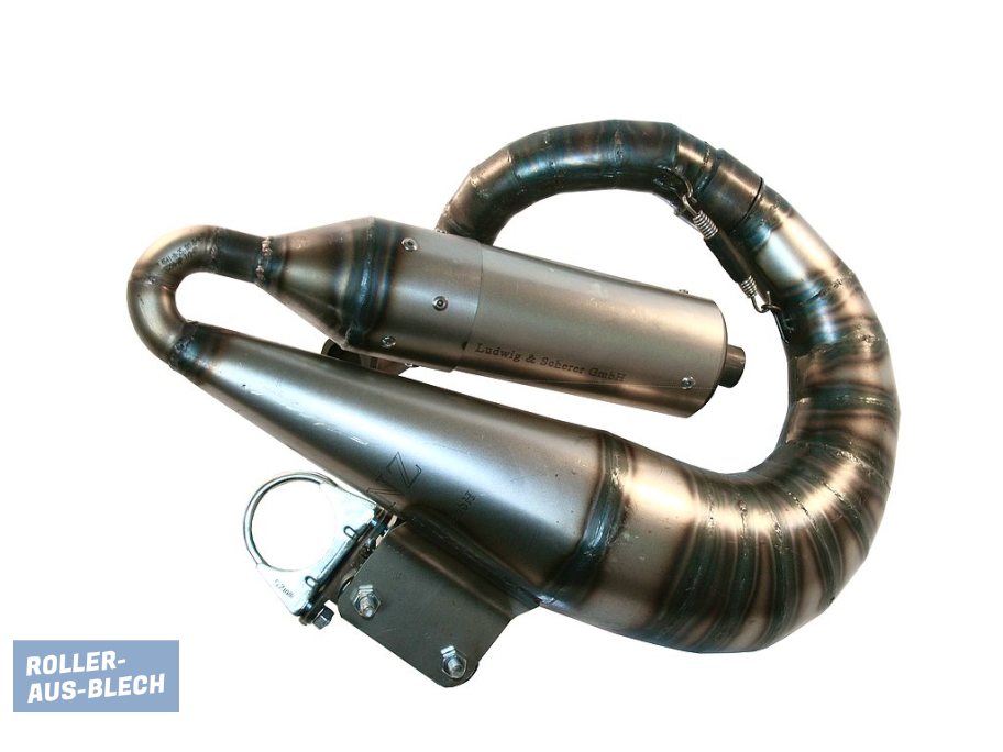 (image for) Discont. - Exhaust Franz Vespa V50, PV 125, PK - Click Image to Close