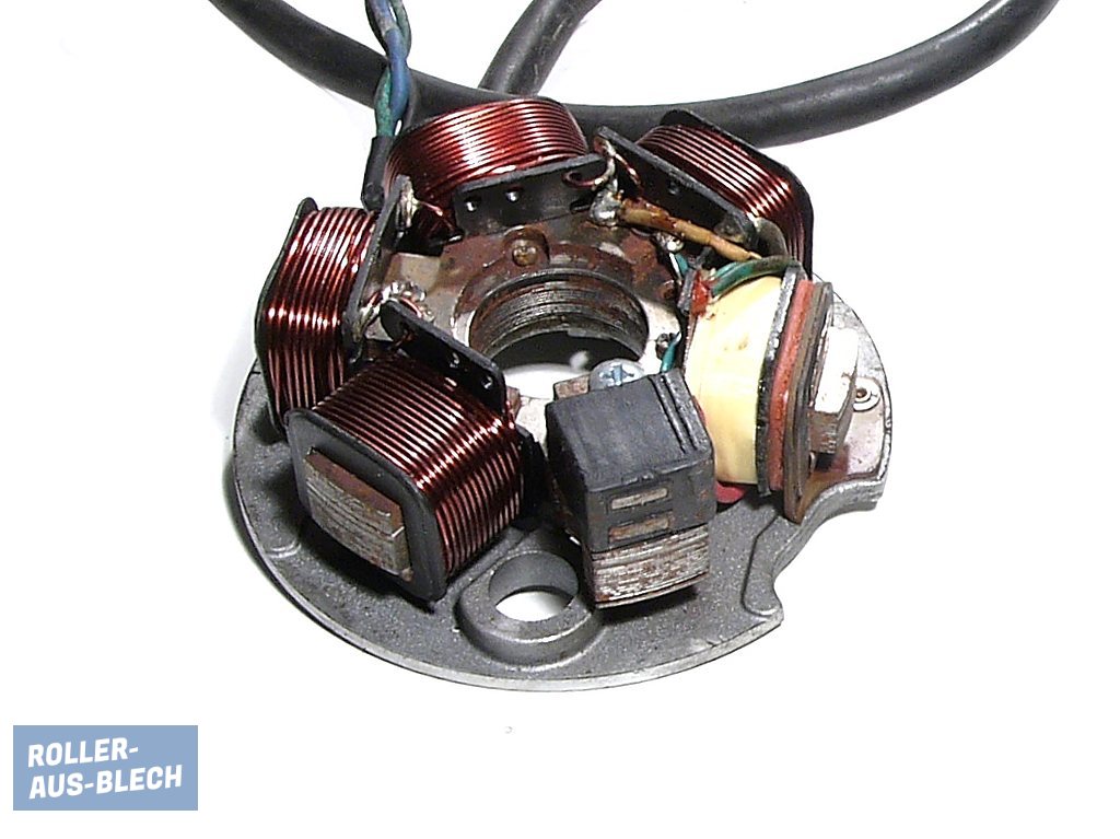 (imagen para) Placa de encendido 3+3 cables sin contacto para Vespa PK XL2 #8 - Pinche Imagen para Cerrar