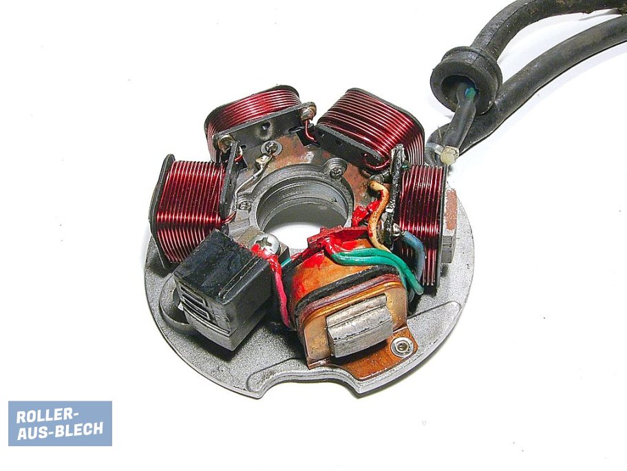 (imagen para) Stator Plate 3+3 cables Contactless Vespa PK XL2 #4 - Pinche Imagen para Cerrar