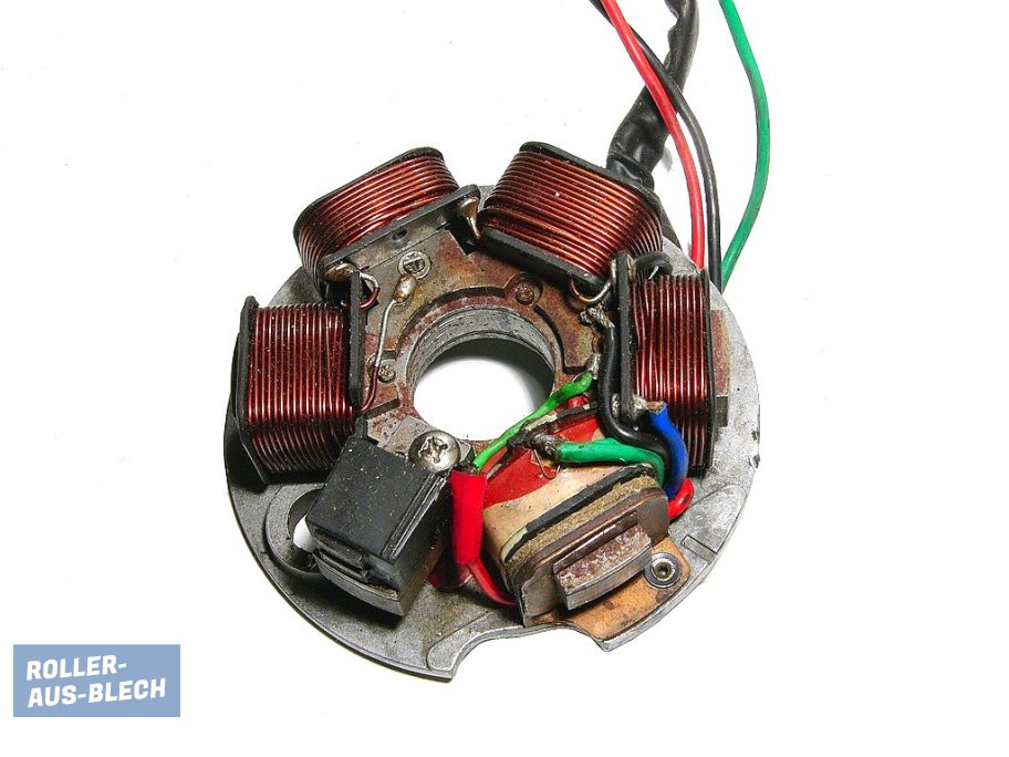 (imagen para) Stator Plate 3+3 cables Contactless Vespa PK XL2 #6 - Pinche Imagen para Cerrar