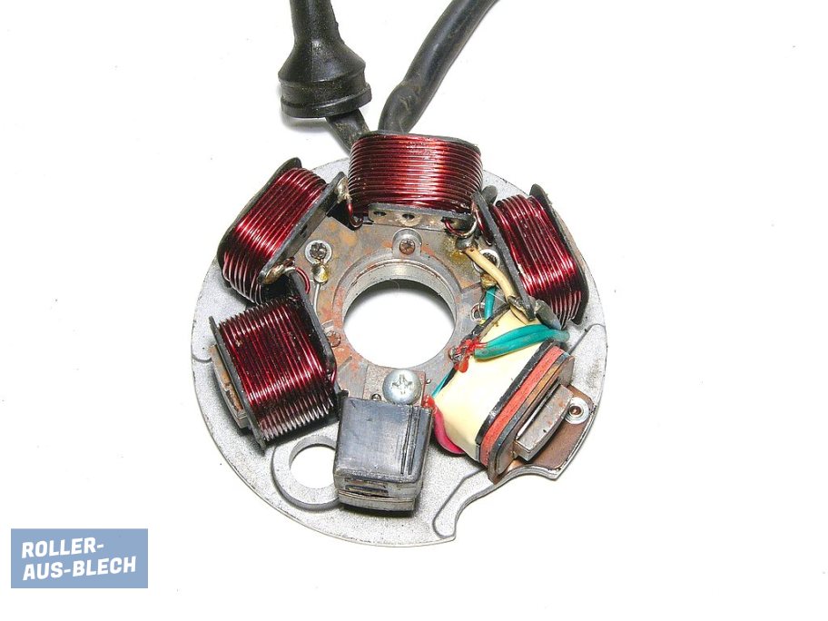 (imagen para) Stator Plate 3+3 cables Contactless Vespa PK XL2 #7 - Pinche Imagen para Cerrar