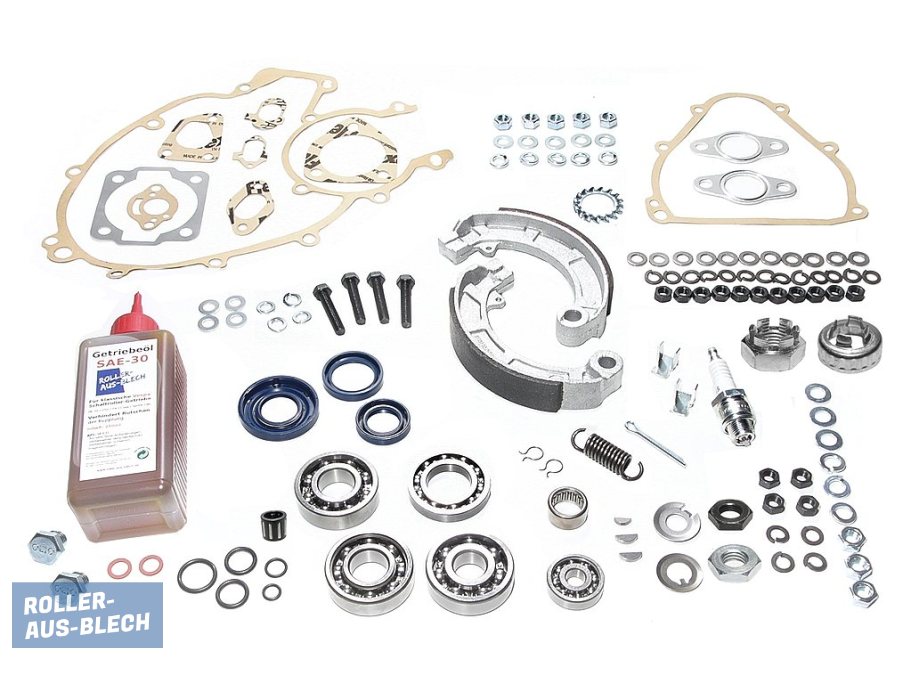 (imagen para) Kit de revisión de motor Vespa V50, PV, PK - Pinche Imagen para Cerrar