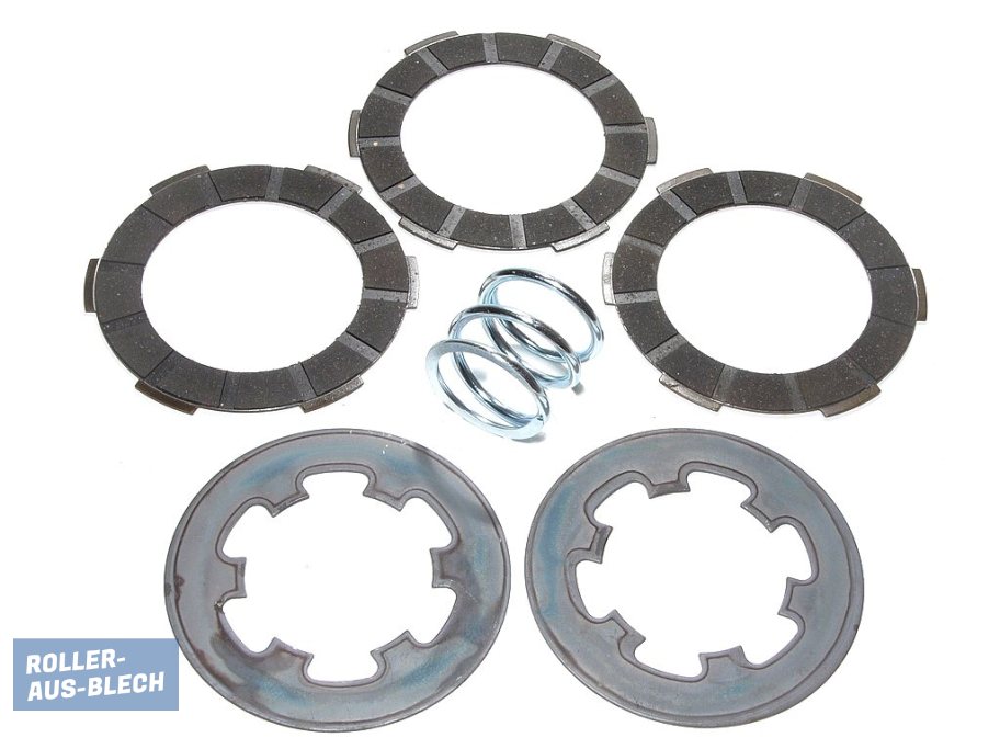 (image for) Clutch Linings Ferodo 3-discs SET Vespa V50, PV, PK S-XL - Click Image to Close