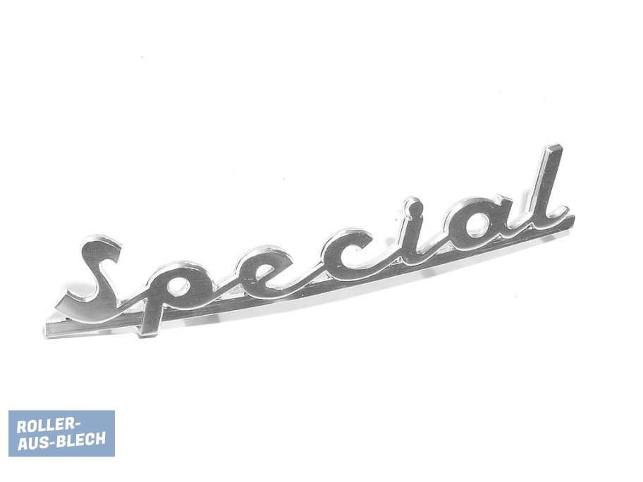 (Bild für) Schriftzug Heck klassisch "Special" Vespa V50 - zum Schließen ins Bild klicken