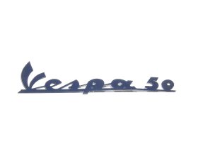 (Bild für) Schriftzug Beinschild klassisch "Vespa 50" V50 1.Serie