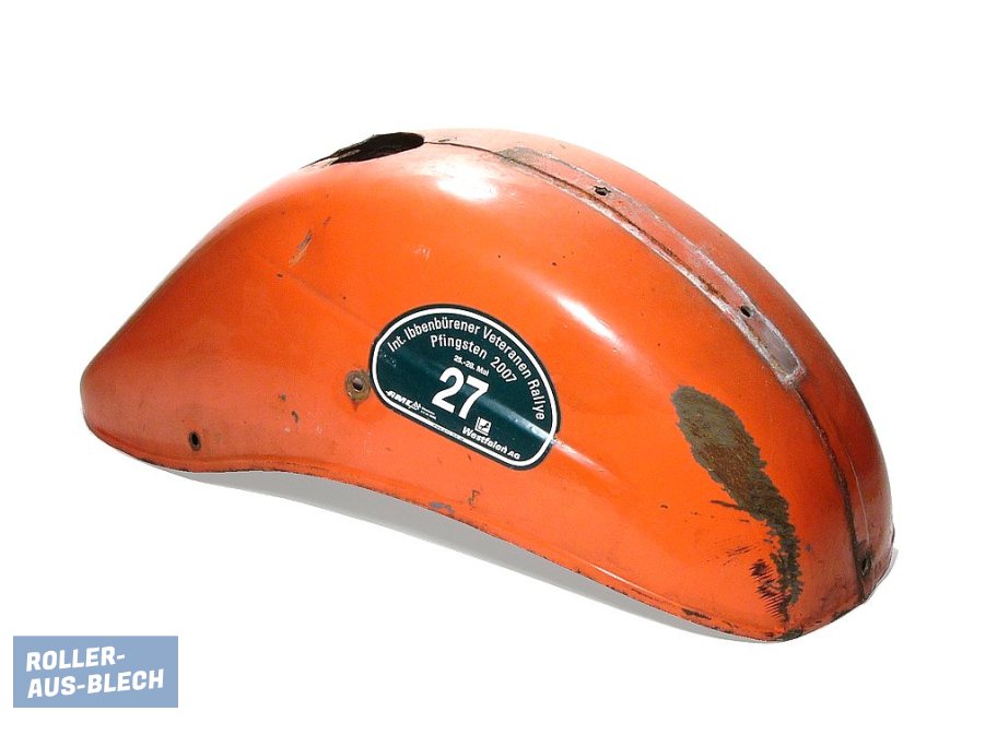 (imagen para) Fender Vespa V50, PV Piaggio Original Paint Orange - Pinche Imagen para Cerrar