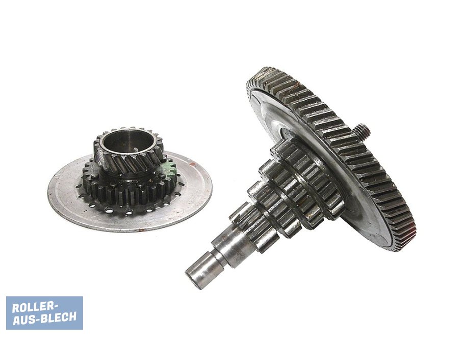 (image for) Primary gear clutch pinion with countershaft Vespa PX 80 - Click Image to Close