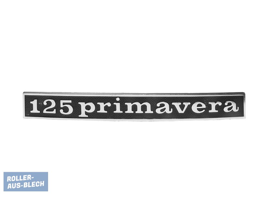 (image for) Badge Rear "125 Primavera" Vespa PV - Click Image to Close