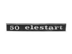 (image for) Badge Rear "50 Elestart" Vespa V50, Special