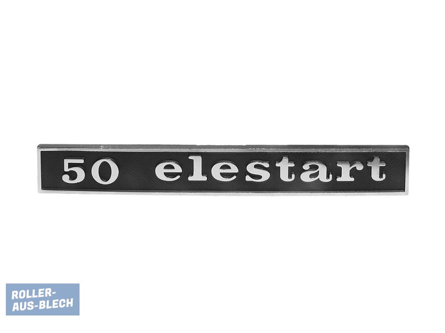 (imagen para) Badge Rear "50 Elestart" Vespa V50, Special - Pinche Imagen para Cerrar