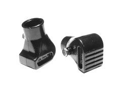 (image for) Stand feet Aluminum black Vespa V50, PV