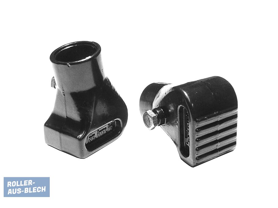 (image for) Stand Feet Aluminum Black Vespa PK, PX, T5, Cosa - Click Image to Close