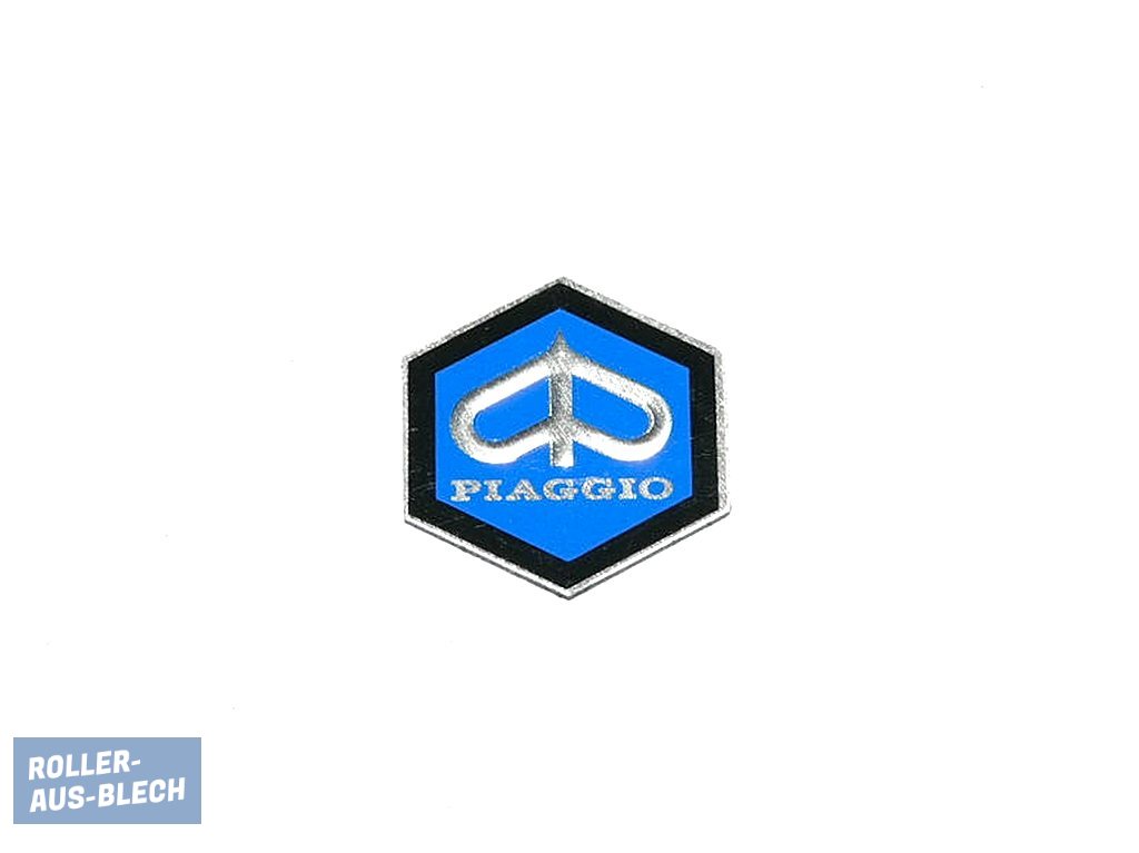 (Bild für) Emblem Kaskade "Piaggio" Vespa V50, Lenker Sprint Rally - zum Schließen ins Bild klicken