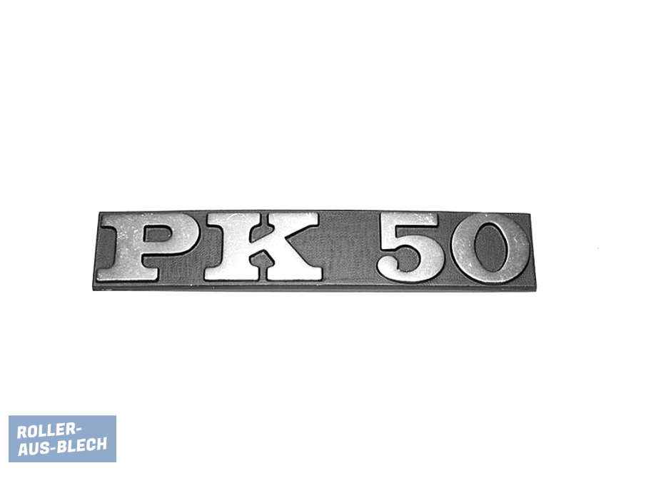 (imagen para) Badge Side Panel Vespa "PK 50" - Pinche Imagen para Cerrar