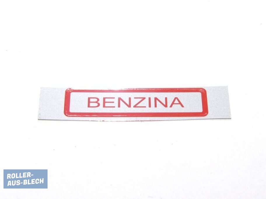 (imagen para) Sticker Fuel Tank - BENZINA - Pinche Imagen para Cerrar