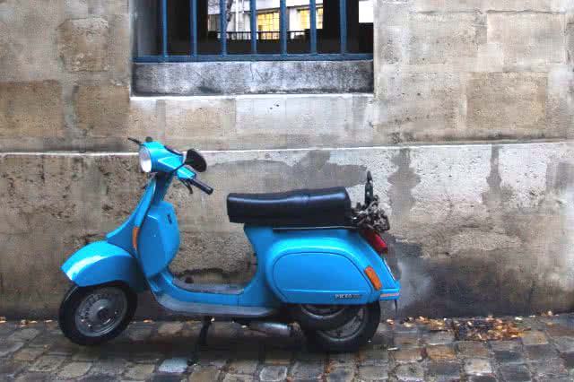 Vespa PK 50 XL1 in blau metallic